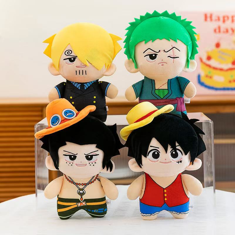 Kids Toys Idea - Anime 23cm Plush toys Luffy Zoro