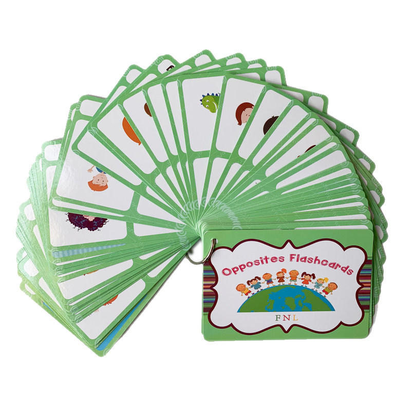 Kids Toys Idea - The 100 Groups Opposites Flashcards English