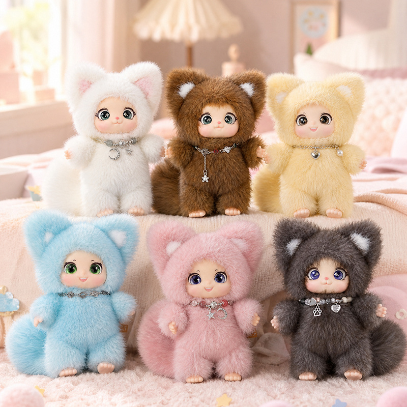 Kids Toys Animal - Kawaii Fox Plush Toy Fox Vinyl