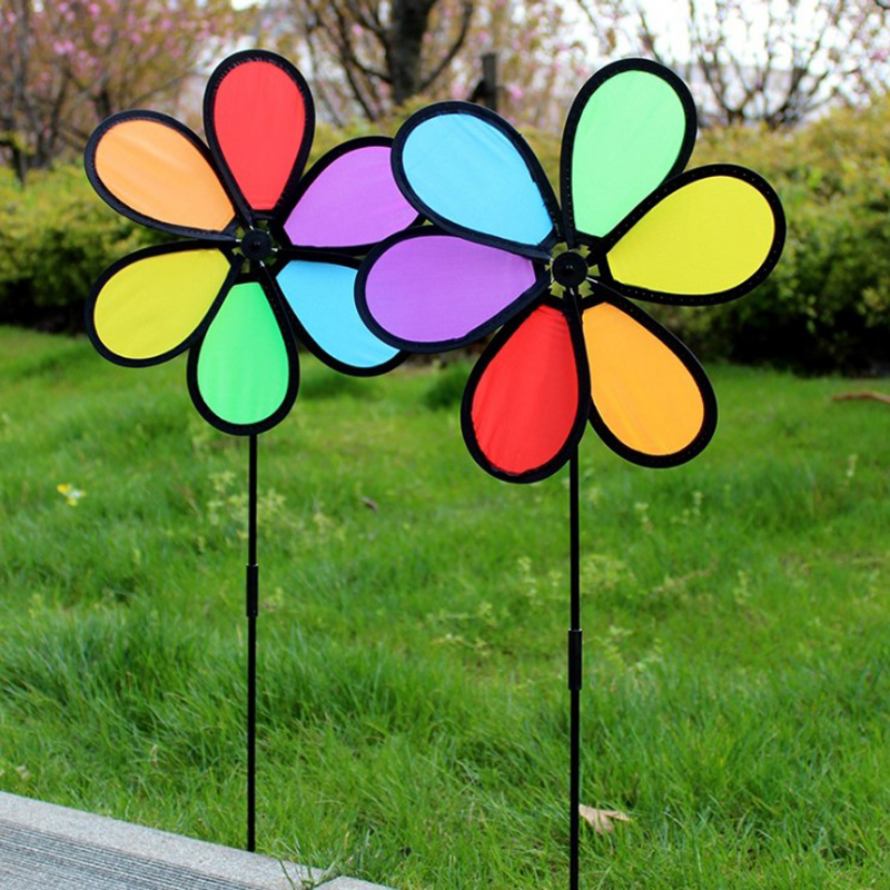 Kids Yard Toys - 【M】1PC Colorful Windmill Wind Spinner Wind