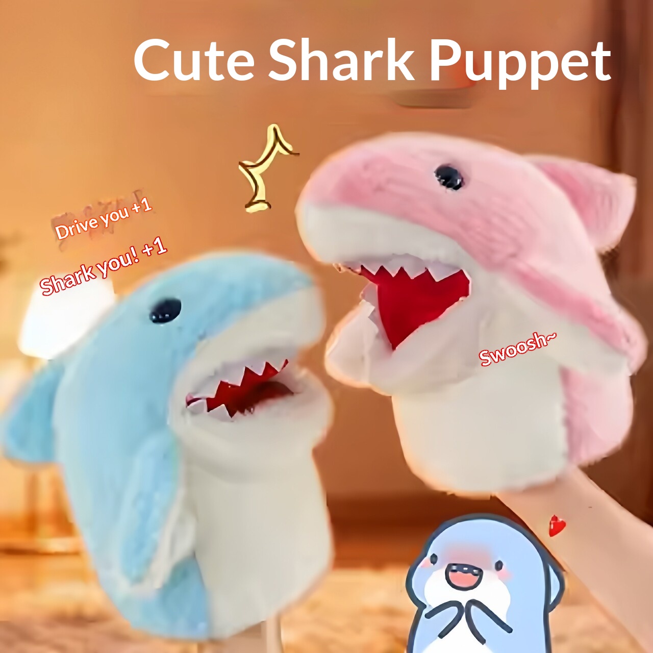 Kids Toys Idea - Shark Hand Puppet Plush Shark Arm