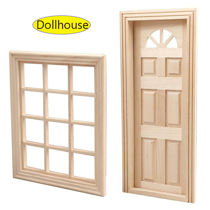 Dollhouse Furniture Set - 1 Set Furniture Accessories 1/12 Wooden