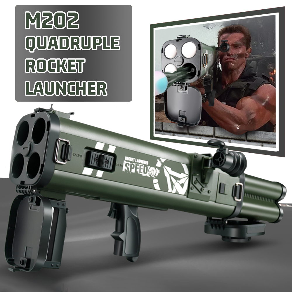 M202 Quadruple Rocket Launcher - đánh giá và giá Foam Dart Gun