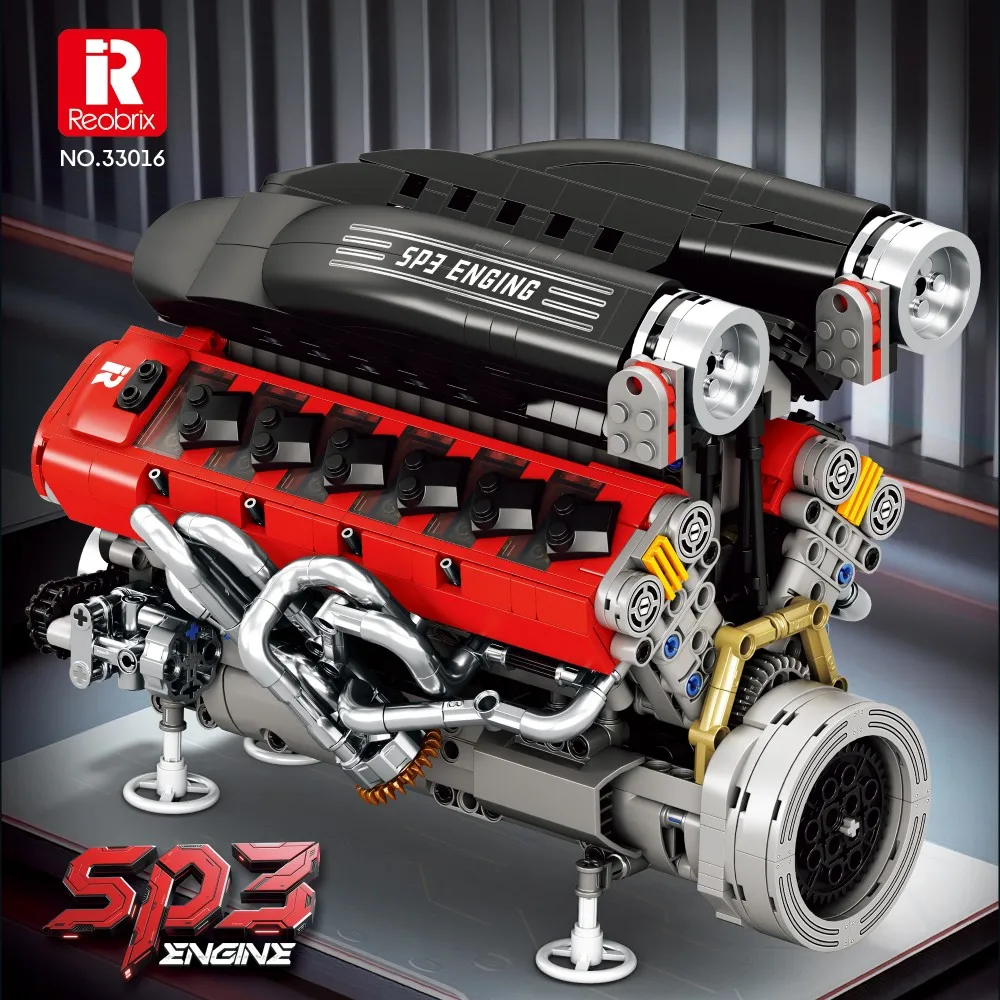 1240PCS Car Engine SP3 Engine  - đánh giá và giá Kids Toys Idea