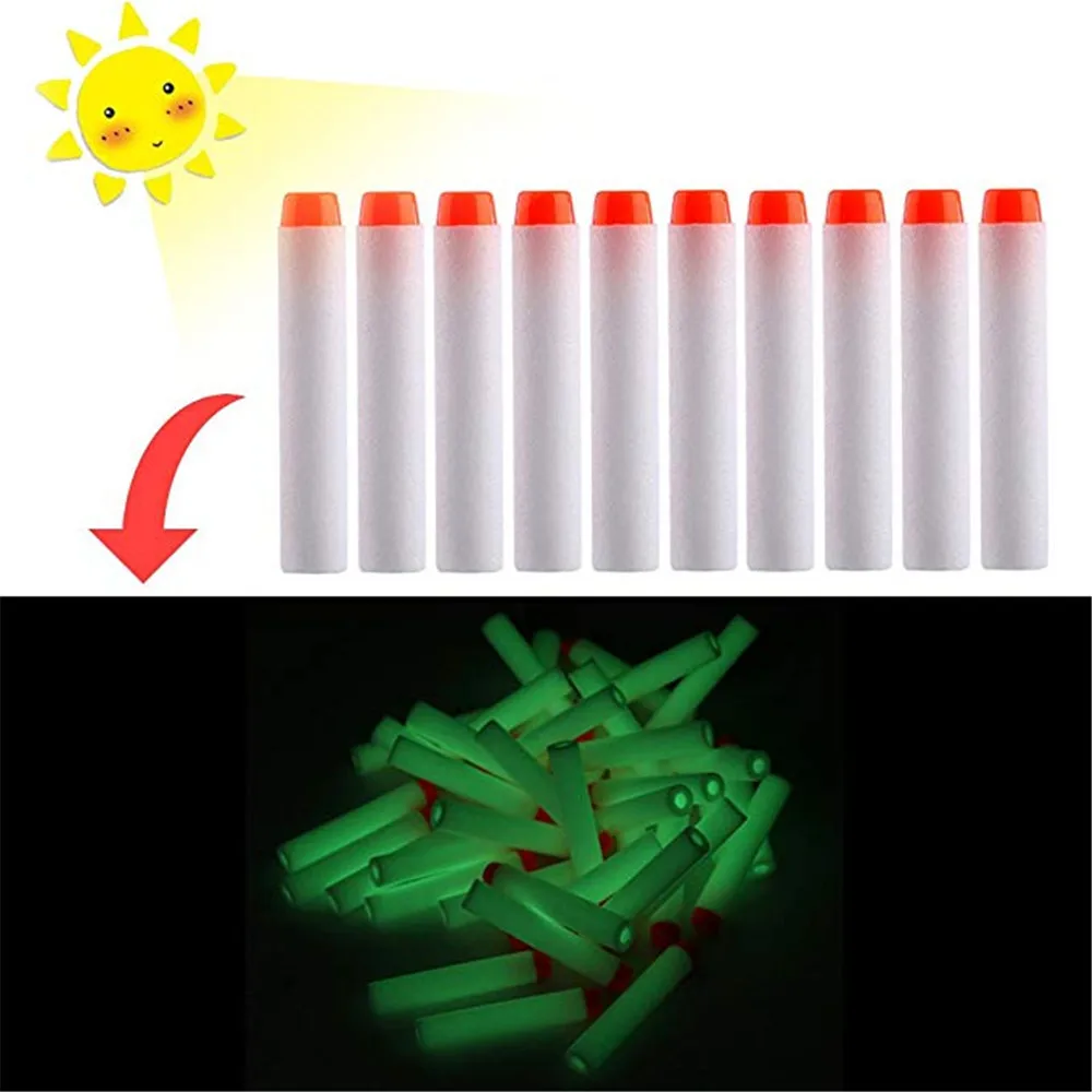 2J-AWhite Glow In The Dark Sof - đánh giá và giá Foam Dart Gun