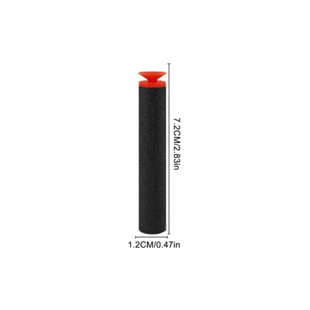 Black Sucker Head Bullets 7.2c - đánh giá và giá Foam Dart Gun