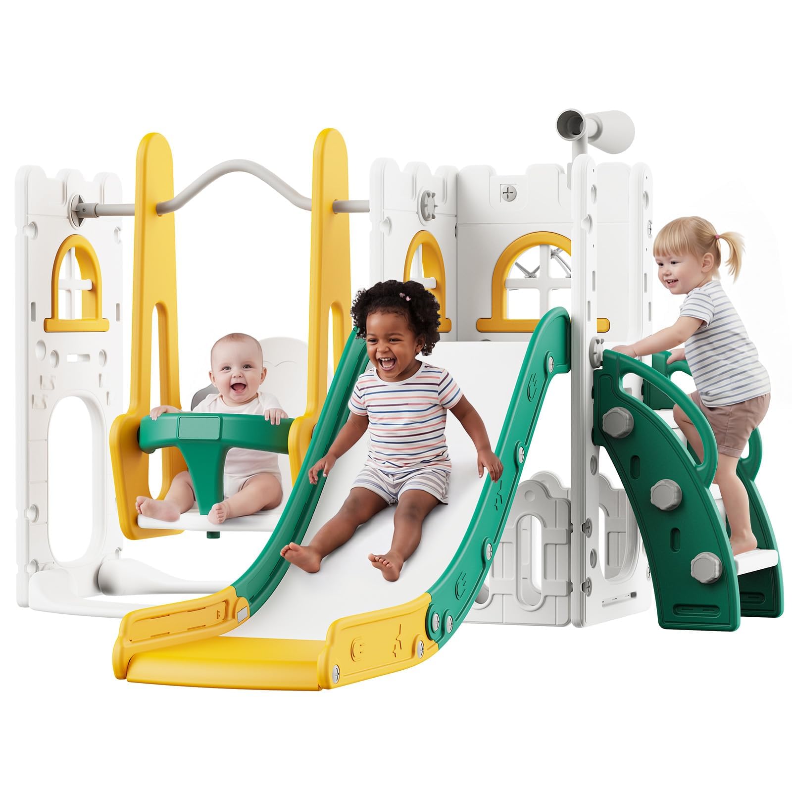 7 in 1 Toddler Slide And Swing - đánh giá và giá Basketball Hoop Kids Indoor