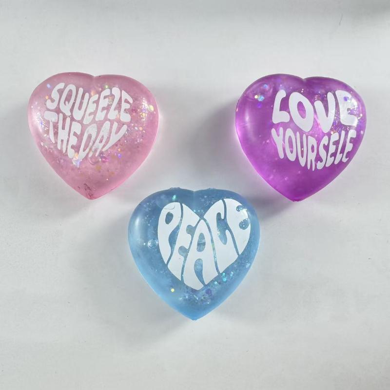 Glitter Heart Shaped Squeeze T - đánh giá và giá Kids Toys Quotes