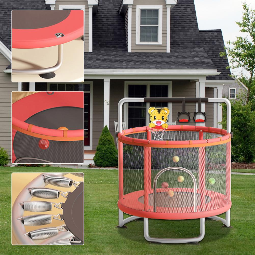 Kids Trampoline, Adjustable Ba - đánh giá và giá Basketball Hoop Kids Indoor