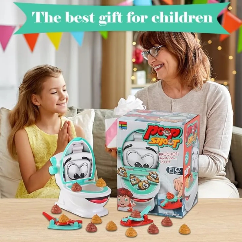 Poop Game Toilet Toy with 12 P - đánh giá và giá Kids Toys Under $20