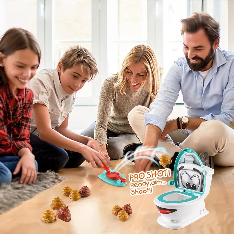 Poop Game Toilet Toy with 12 P - đánh giá và giá Kids Toys Under $20