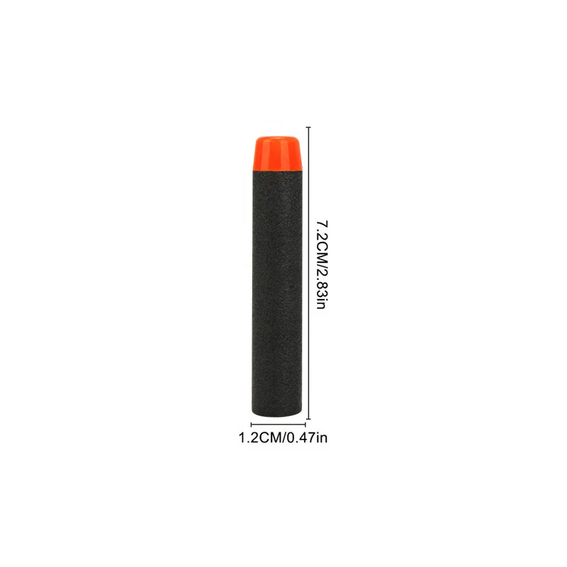 W1-Black Solid Round Head Bull - đánh giá và giá Foam Dart Gun