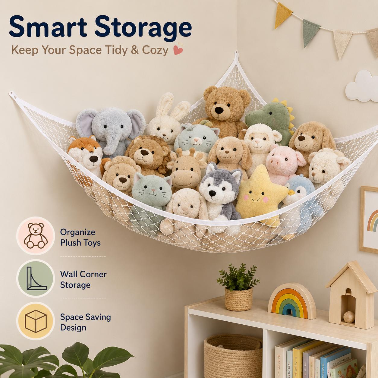 Mesh Toy Storage Hammock Hangi - đánh giá và giá Kids Toys Kids Toys
