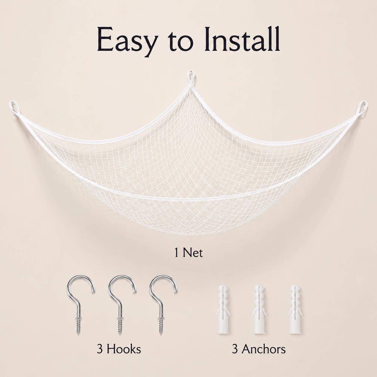 Mesh Toy Storage Hammock Hangi - đánh giá và giá Kids Toys Kids Toys