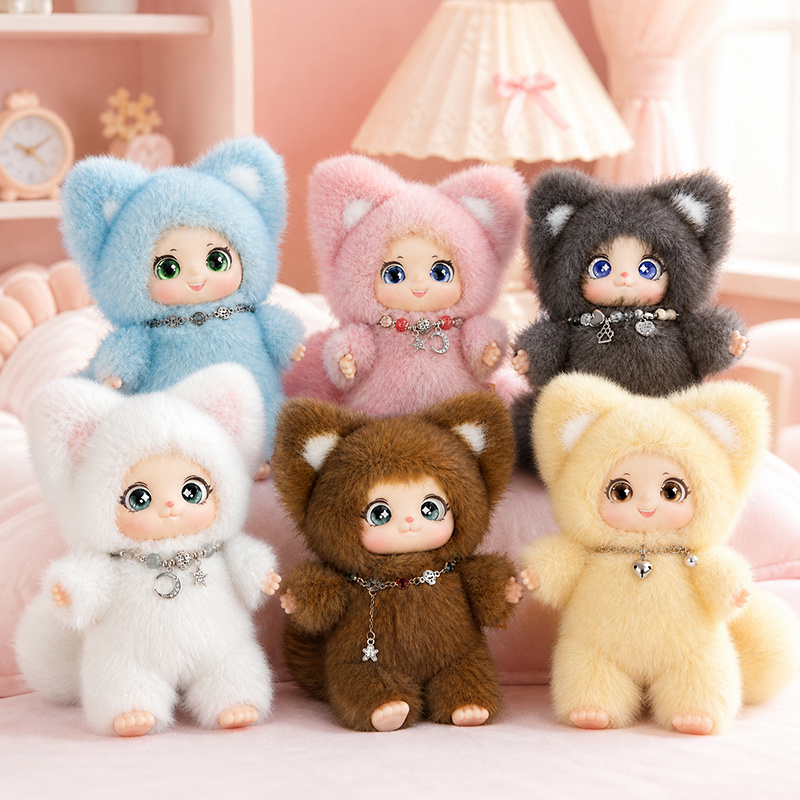18cm New Cute Family Fox Plush - đánh giá và giá Kids Toys Animal