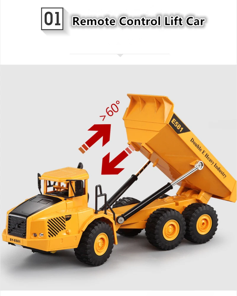 Remote Control Dump Truck RC 1 - đánh giá và giá Kids Toys Under $20