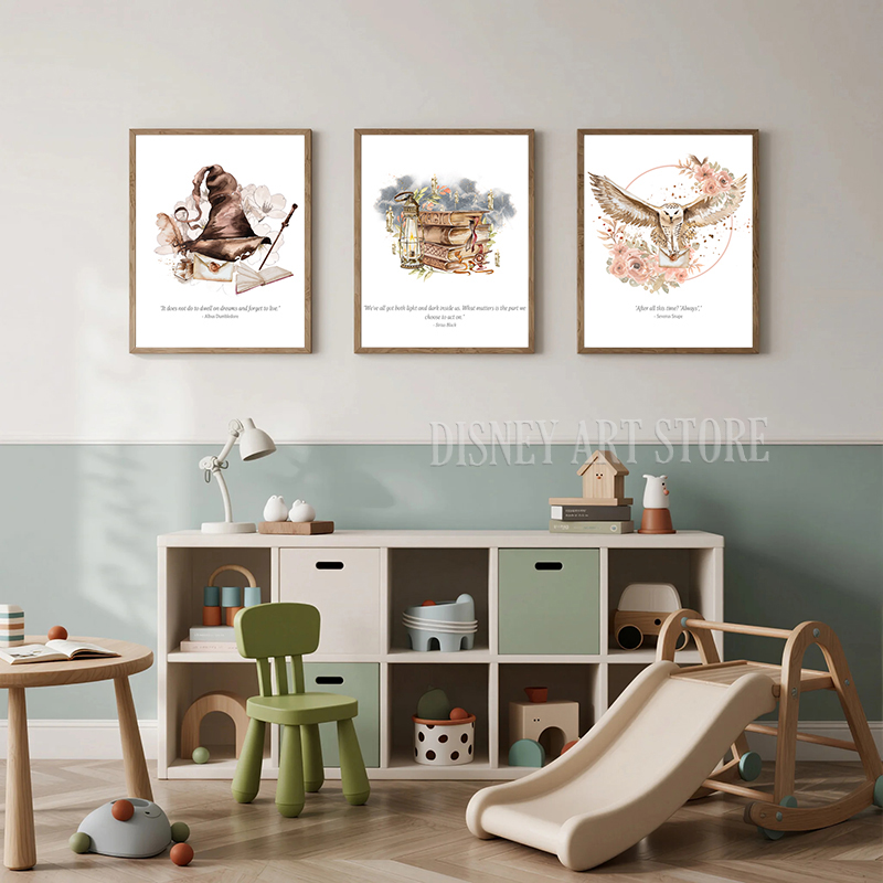 Harry Potter Film Posters Wiza - đánh giá và giá Kids Toys Quotes
