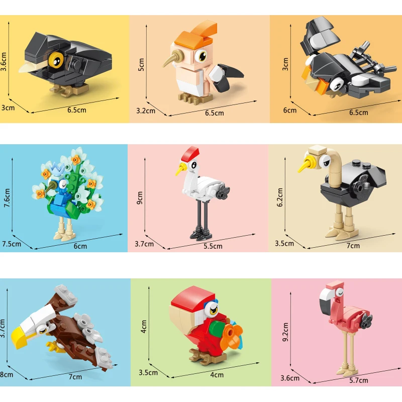 Bricks Animal Bird Paradise Cr - đánh giá và giá Kids Toys Idea