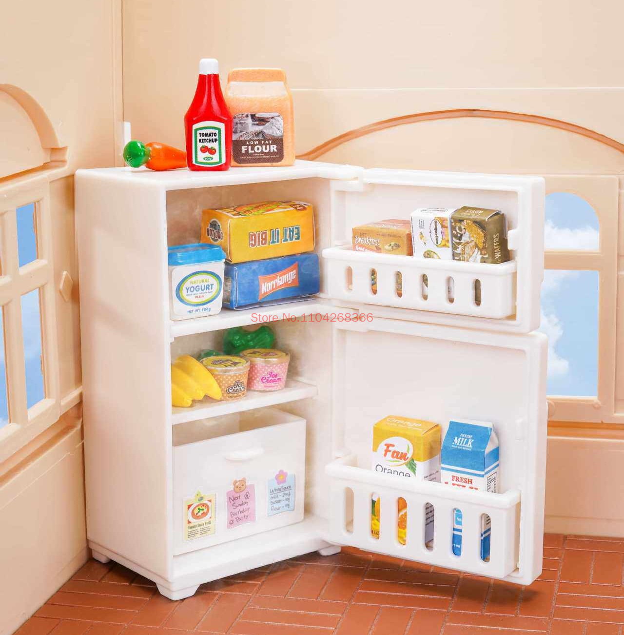 Forest Family 1/12 Kitchen Fur - đánh giá và giá Dollhouse Furniture Set