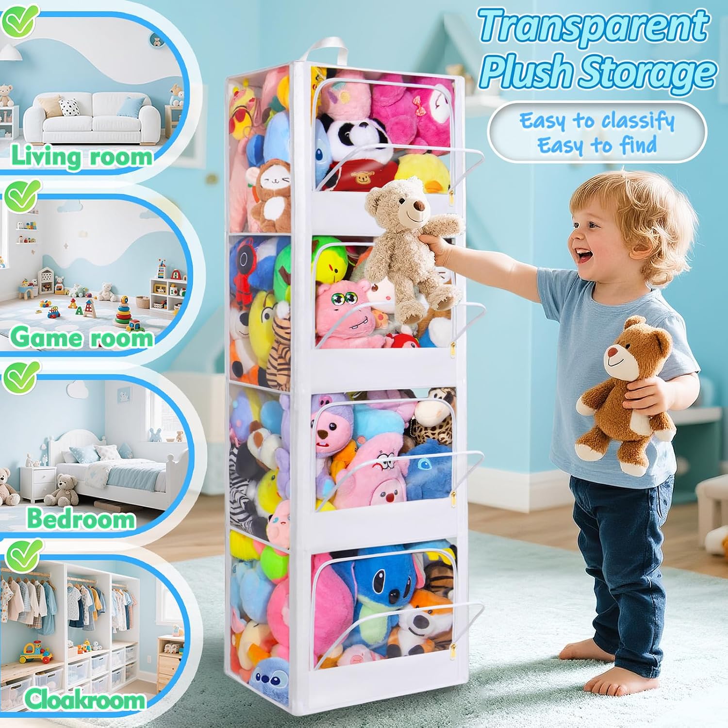 4-Tier Transparent Zipper Dust - đánh giá và giá Kids Toys Kids Toys