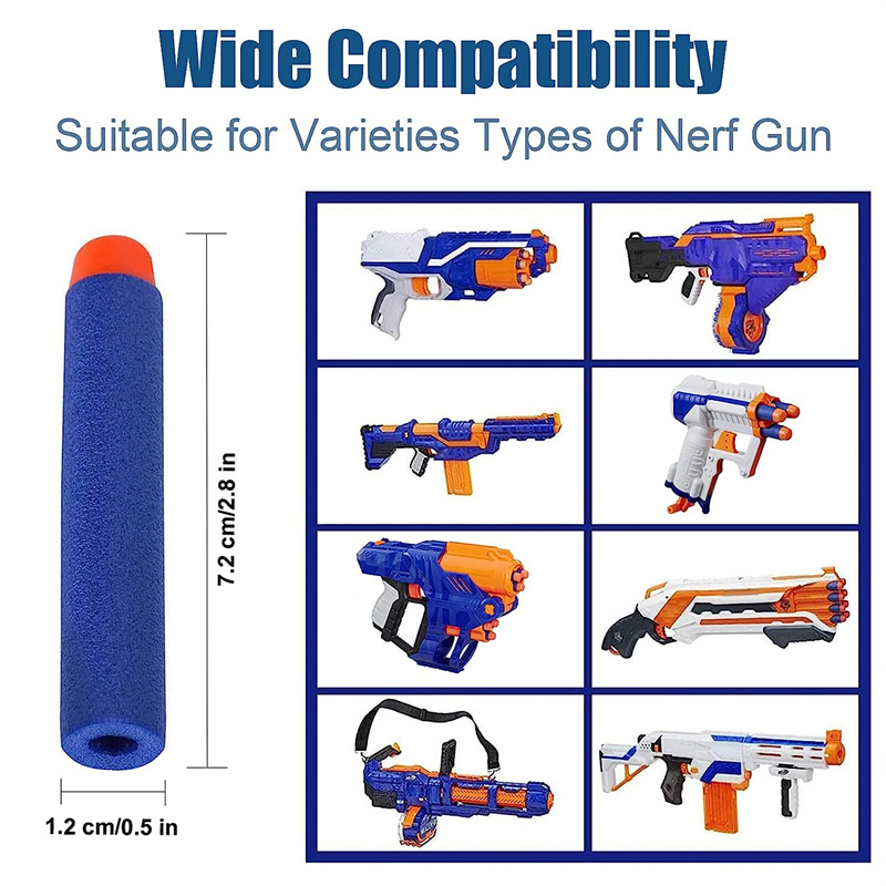 1000-50pcs Blue One Hole Darts - đánh giá và giá Foam Dart Gun