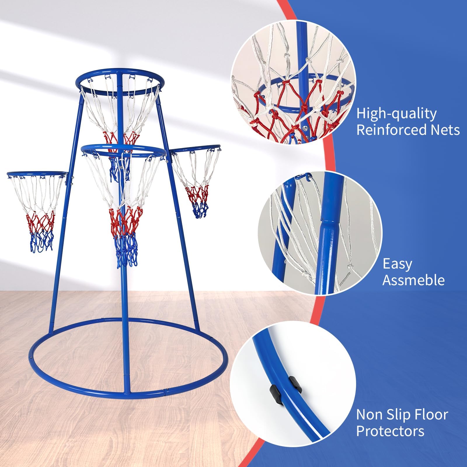 4 Hoop Toddler Basketball Set  - đánh giá và giá Basketball Hoop Kids Indoor