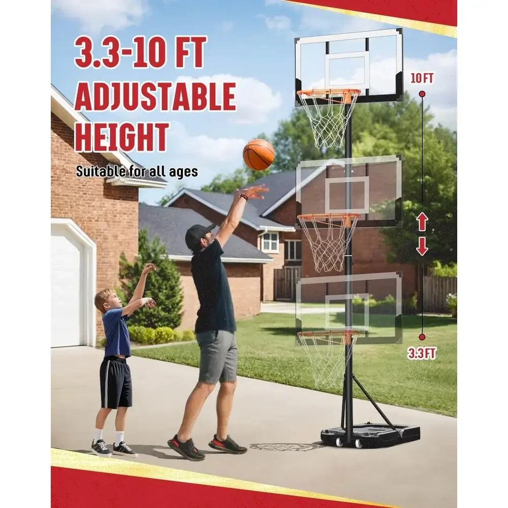Outdoor Adjustable Basketball  - đánh giá và giá Basketball Hoop Kids Indoor