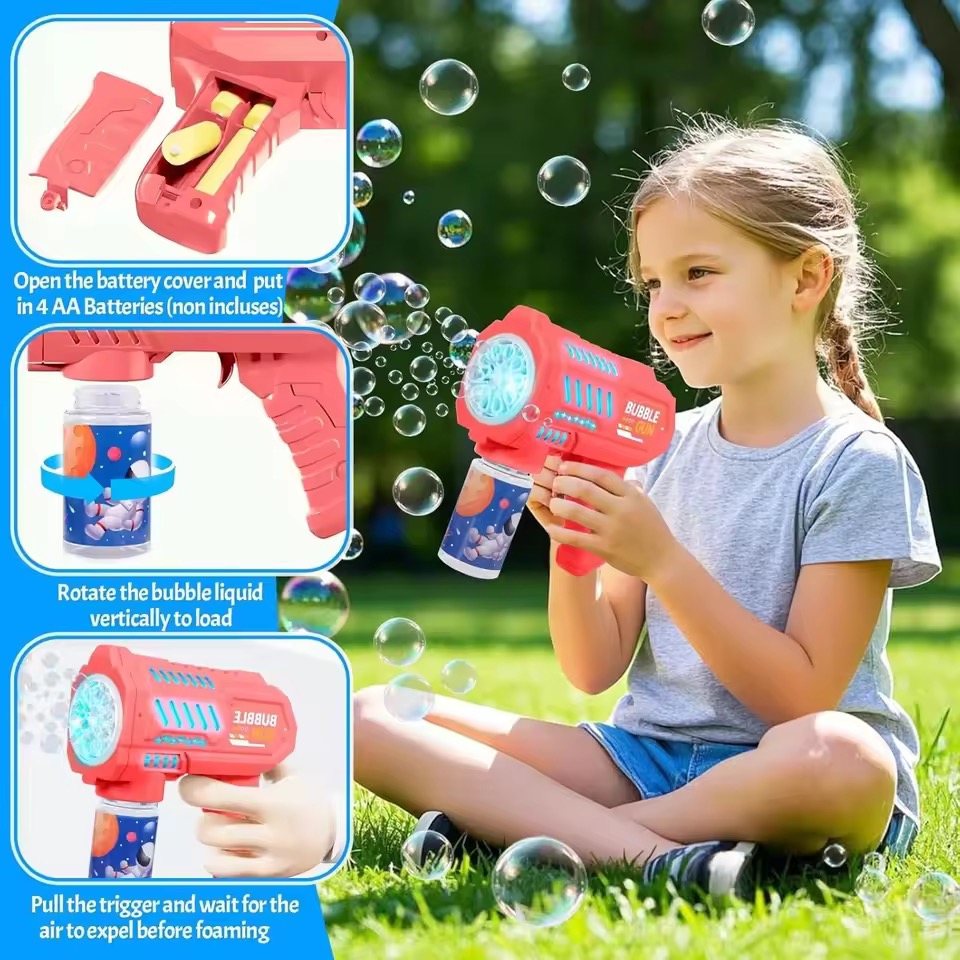 Automatic Bubble Machine, Mult - đánh giá và giá Kids Toys Packaging