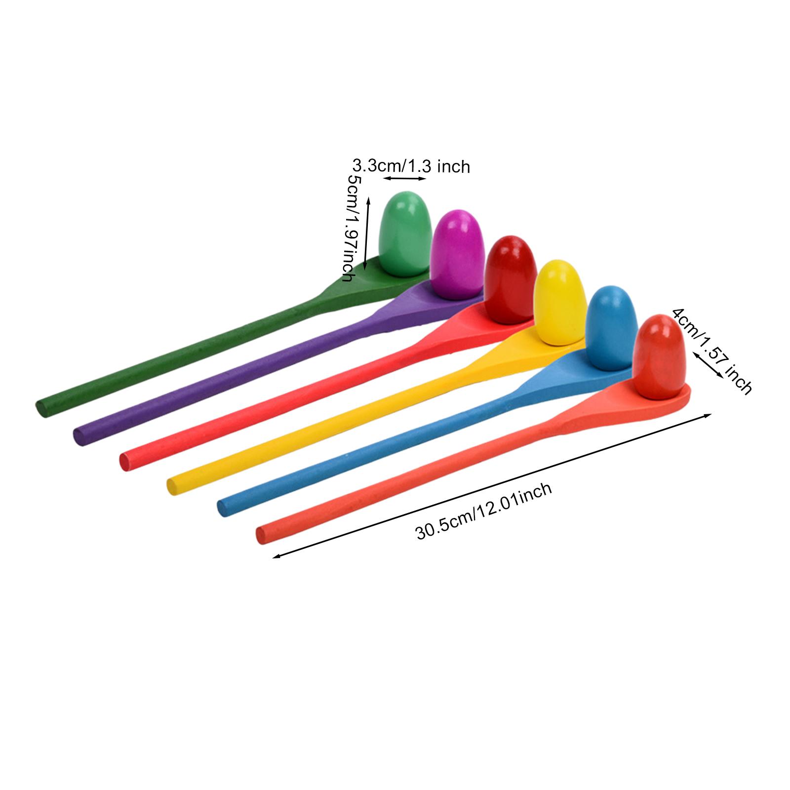 6 Pieces Egg Spoon Race Game H - đánh giá và giá Kids Yard Toys