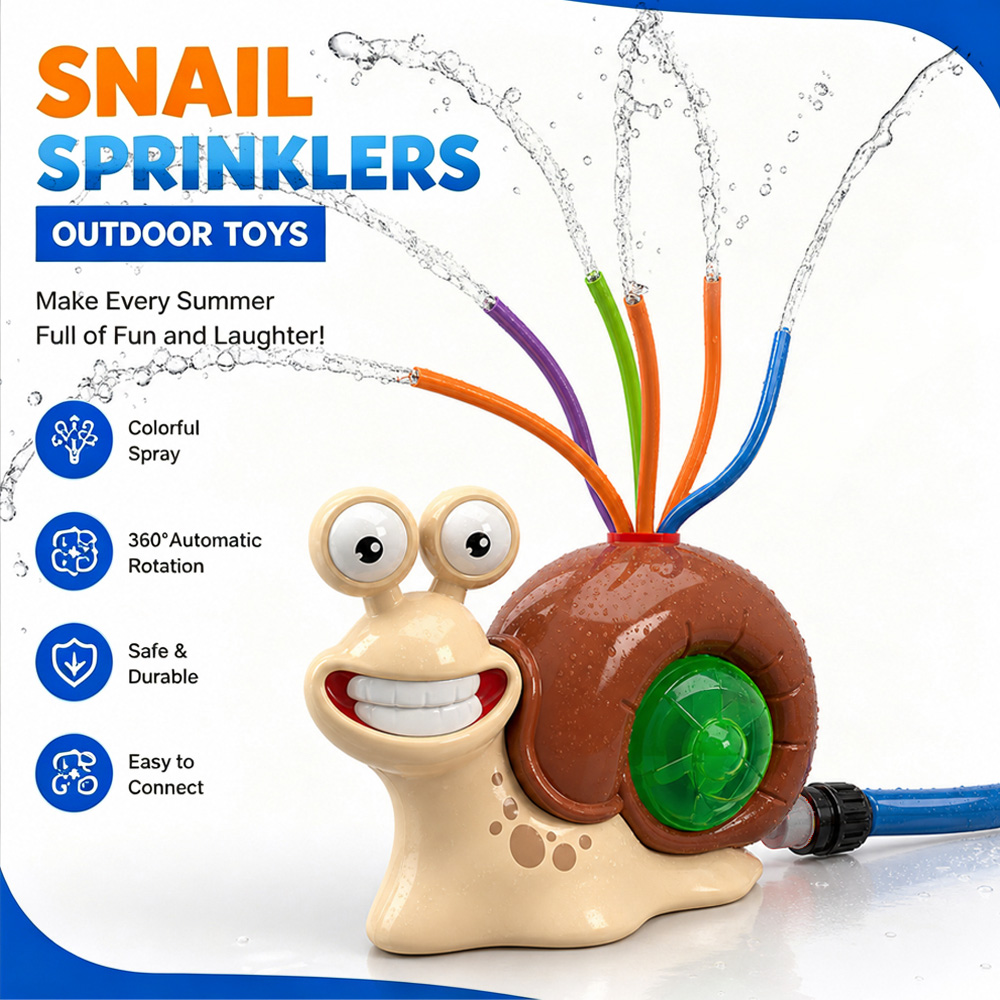 Water Spray Outdoor Toy Snail  - đánh giá và giá Kids Yard Toys