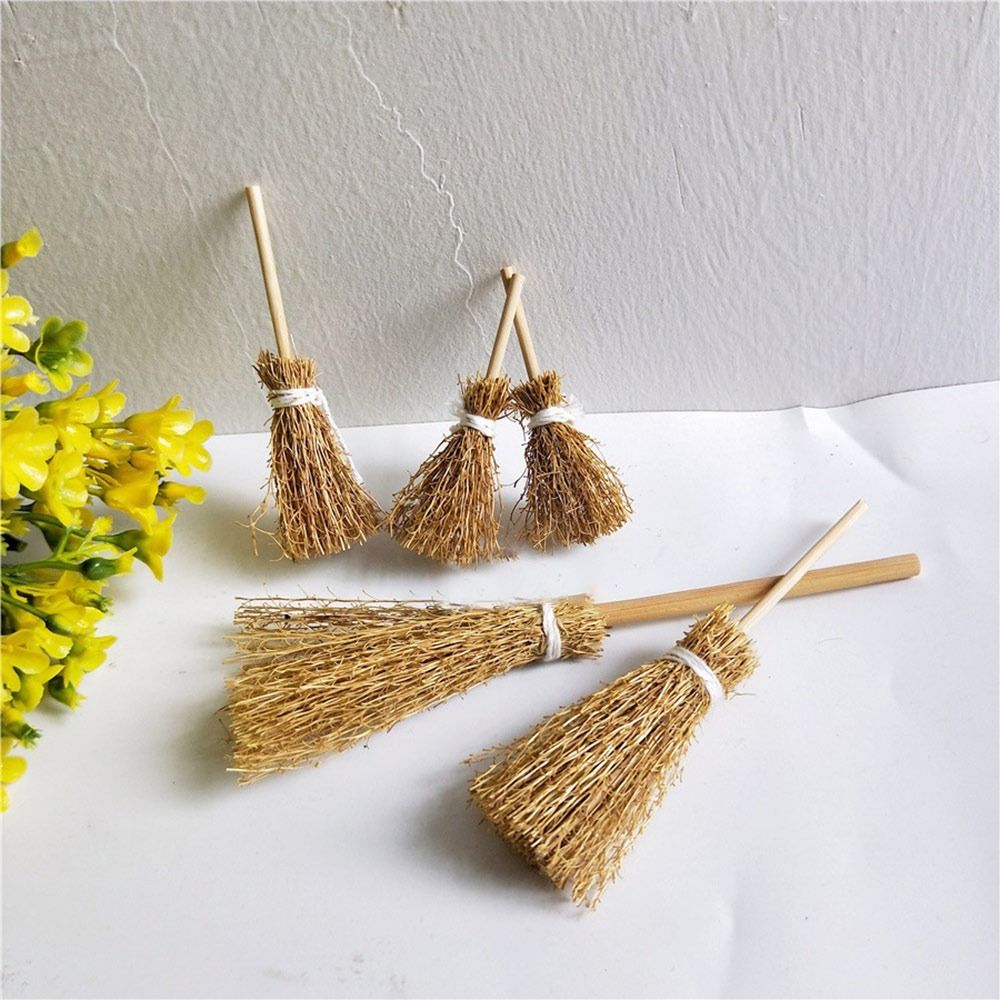 5pcs/Bag New Scene Mini Broom  - đánh giá và giá Dollhouse Furniture Set