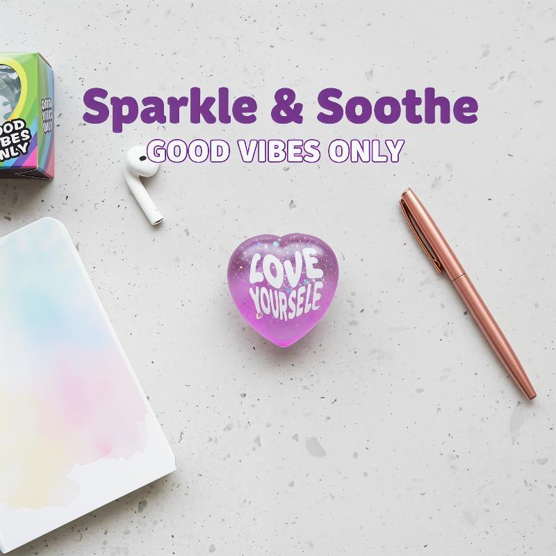 Soft Glitter Heart Squeeze Toy - đánh giá và giá Kids Toys Quotes