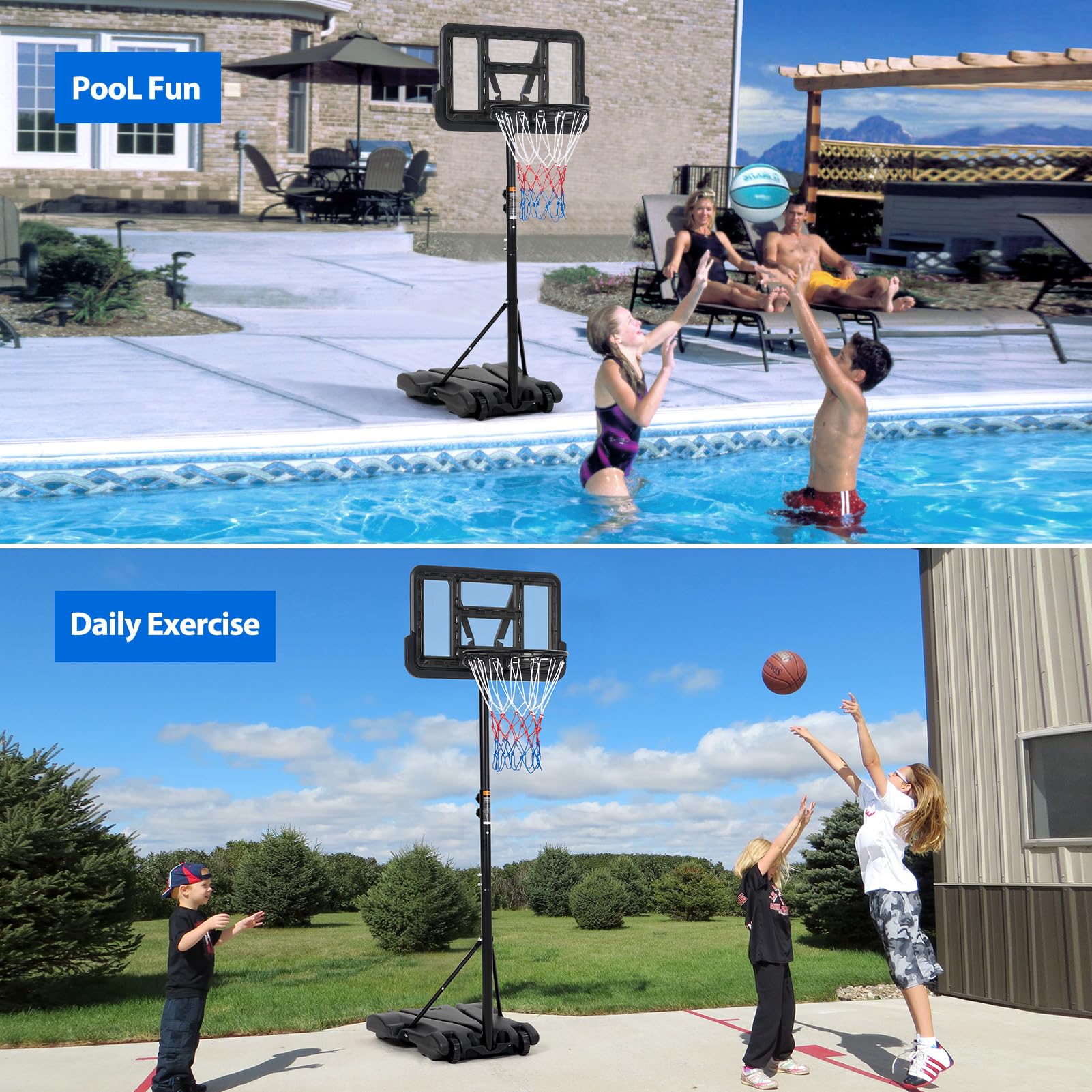 Kids Basketball Hoop, 5-7 ft A - đánh giá và giá Basketball Hoop Kids Indoor